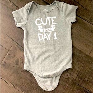18 Month “Cute Since Day 1” Onesie